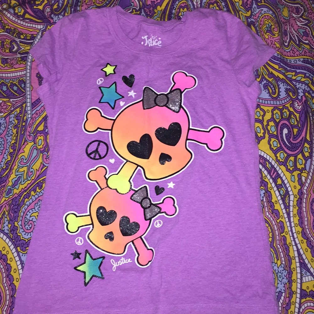 Purple justice tee
